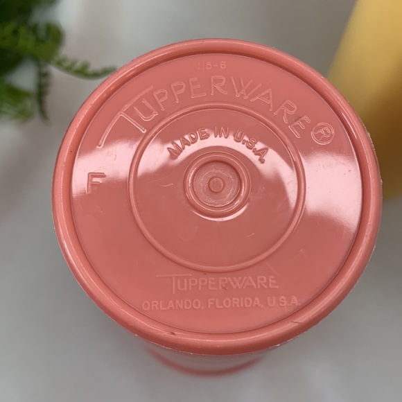 Set of 4 Vintage pastel Tupperware 12oz tumblers - Picture 7 of 8